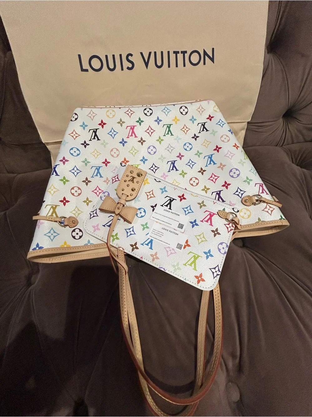 Louis Vuitton/Takashi Murakami Neverfull MM